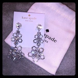 Kate Spade Chandelier Crystal Lace Drop Earrings